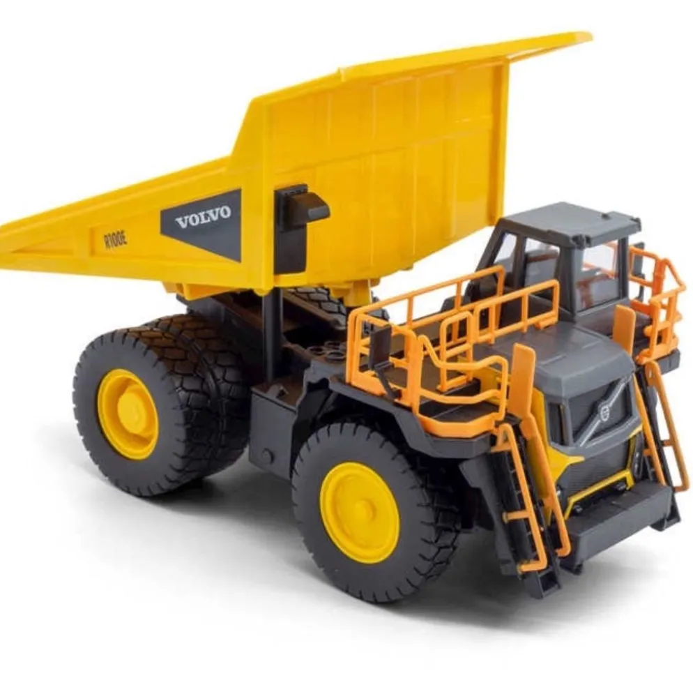 Volvo R100E - Dumper - Gul - Bburago - 18 cm