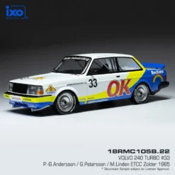 Volvo 240 Turbo #33 Andersson/Petersson/Linden - Ixo - 1:18