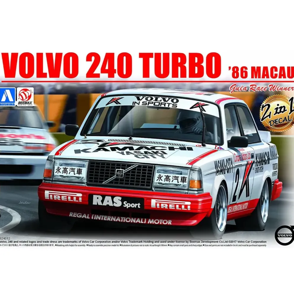 Volvo 240 Turbo '86 Macau - Byggmodell - Beemax - 1:24