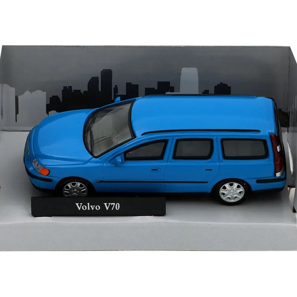 Volvo V70 - Blå - 2008 - Cararama - 1:43