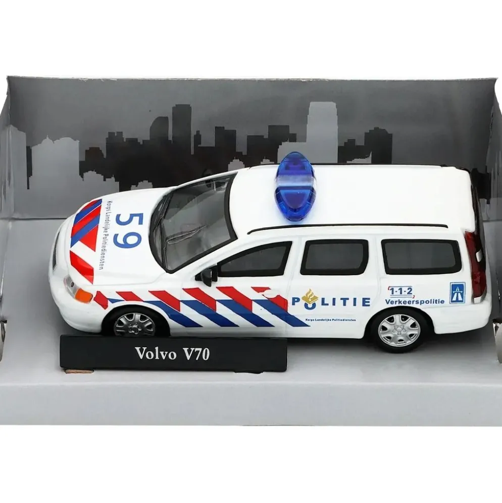 Volvo V70 - Nederländsk Polisbil - Cararama - 1:43