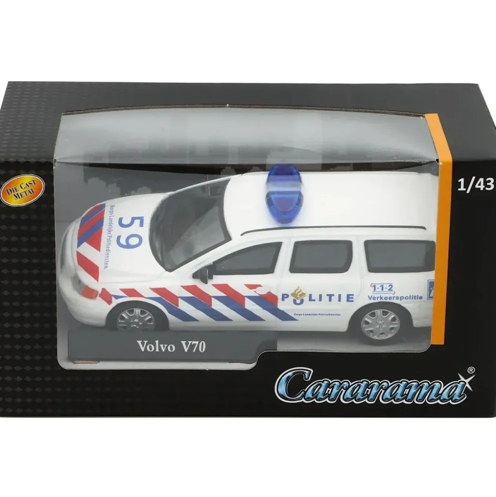 Volvo V70 - Nederländsk Polisbil - Cararama - 1:43