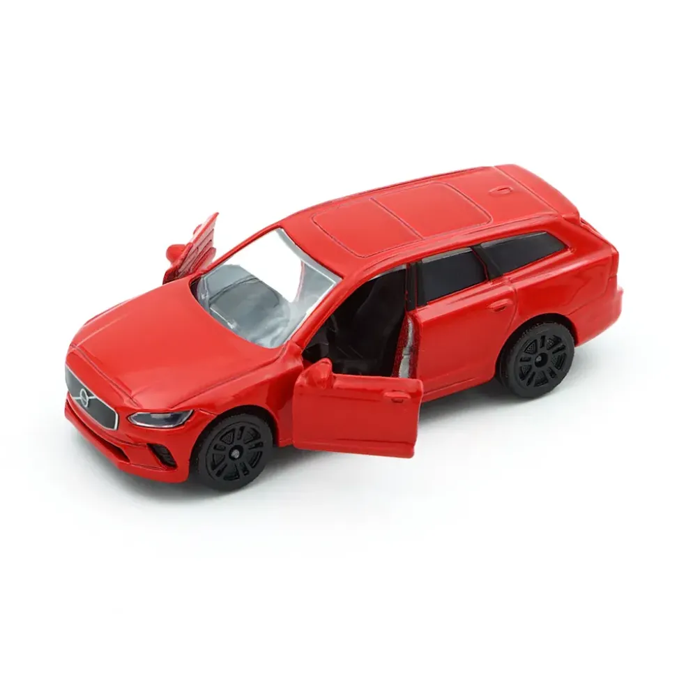 Volvo V90 - Röd - Röd Stuga - Majorette - 7 cm