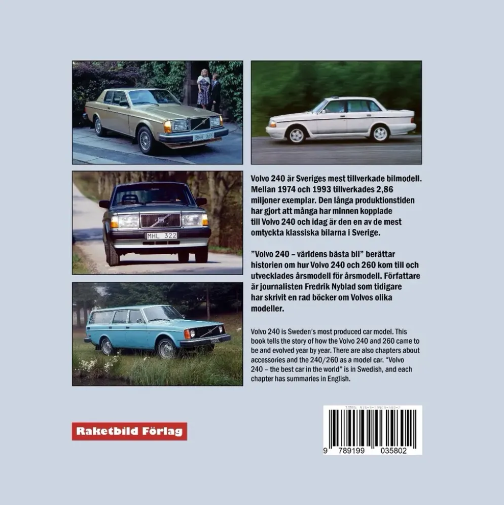 Volvo 240 – Världens bästa bil - Bok - 144 sidor