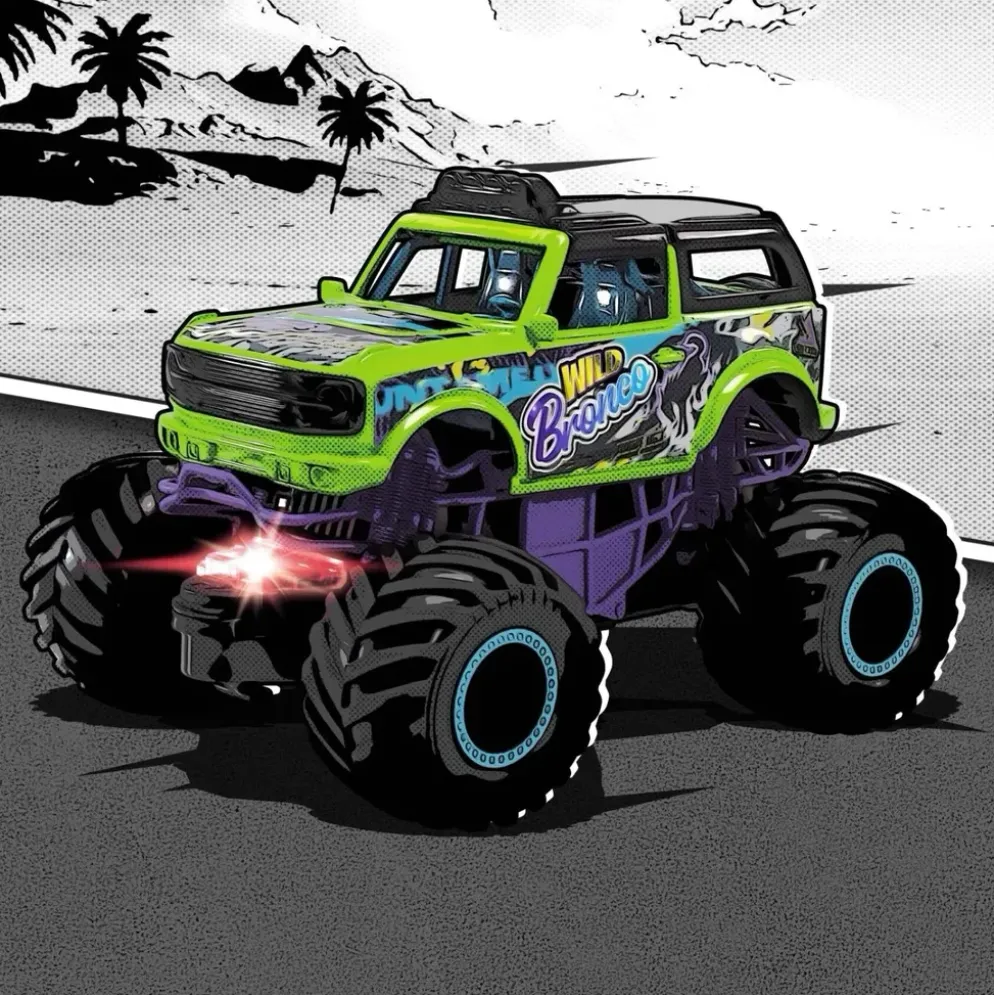 Wild Bronco - Ljud och Ljus - Dickie Toys - 18 cm