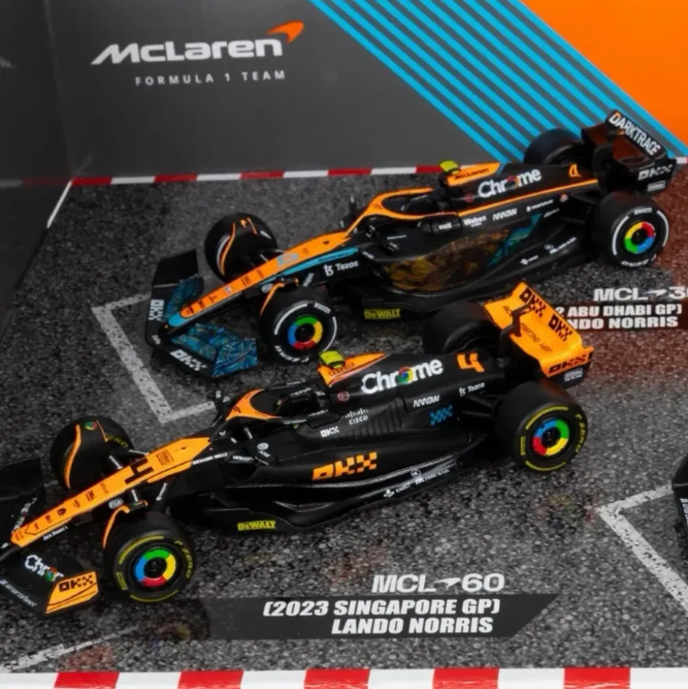 4 x Lando Norris - McLaren Formula 1 Team - Bburago - 1:43
