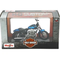 2012 XL 1200N Nightster - Harley - Blå - Maisto - 1:18