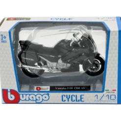 Yamaha FJR 1300 AS - Svart - Bburago - 1:18